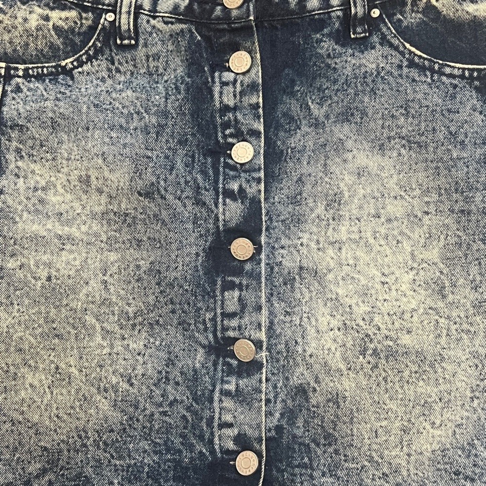Button Down Refuge Jean Skirt Size L - Picture 3 of 7